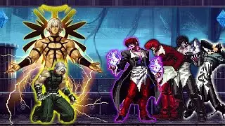 [KOF Mugen] Orochi Lightning Ridden Vs Orochi Iori Team