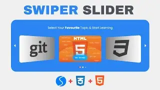 Responsive Card Slider using HTML  CSS and Swiper JS |  With free source code