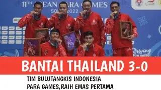 TERHARU‼️INDONESIA BADMINTON PARA GAMES,[BEREGU]PERSEMBAH MEDALI EMAS PERTAMA@INFO BOLANET