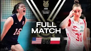 🇺🇸 USA vs 🇵🇱 POL - Paris 2024 Olympic Qualification Tournament | Full Match - Volleyball