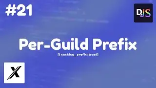 HOW TO MAKE A PER GUILD PREFIX AND CACHE IT | DISCORD.JS (V13) | #21