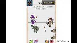 Brain Test All Star IQ Boost Level 52 The Wizard Must Defeat Those Three Archers. Walkthrough