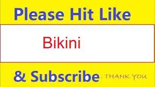 How to pronounce #bikini