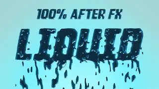 Liquid Titles - After Effects Tutorial (Template)