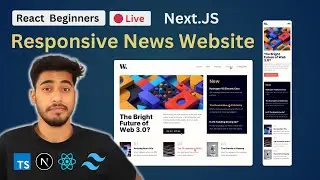 🔴 Live - Build And Deploy Responsive News Website - Fronted Mentor Challange - With Next.Js