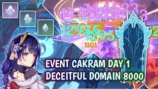 Genshin Event Cakram Pengetahun Hari ke-1 + Deceitful Domain Max Score | Genshin Impact Indonesia