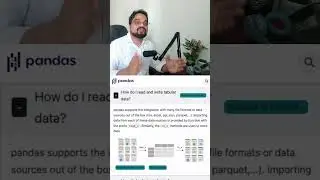 How do I read and write tabular data? #pythonprogramming #pandas  #coding #phython