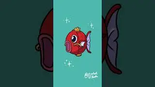 🎶started out as a fish🎶 #art #animation #krita #kritaanimation #pokemon