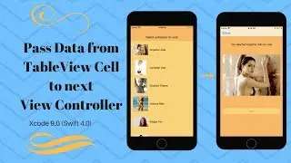 Pass data from tableView Cell to another view controller Xcode 9.0 (Swift 4.0)