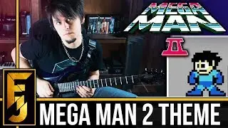 Mega Man 2 Intro/Theme Metal Guitar Cover | FamilyJules