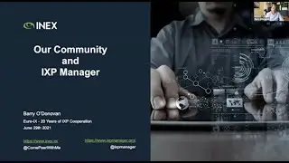 Our Community and IXP Manager - 20 Years virtual Forum