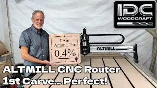 New Altmill CNC Router in Action: First Carve Live!