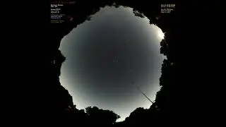 Night Sky Time-Lapse Bortle 7 | ZWO ASI676MC | Raspberry Pi 5 8gig | All sky Camera Test