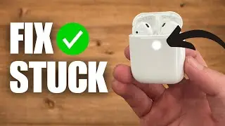 How To Fix AirPods Stuck on Blinking White Light