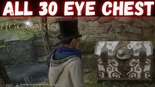 All 30 eye chest location and how to open them, hogwarts legacy gameplay