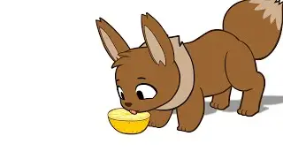 Brown Fluffy Dog taste Lemon 🍋
