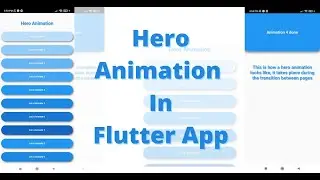 Flutter Full Tutorial For Beginner Flutter Animation Tutorial Hero Animations During Navigation 10.5