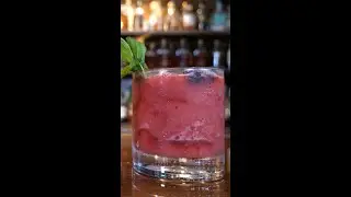 You HAVE To Try This Blackberry Mint Bourbon Slushy Cocktail!