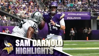 Highlights from Sam Darnolds First Game as a Viking vs. Raiders