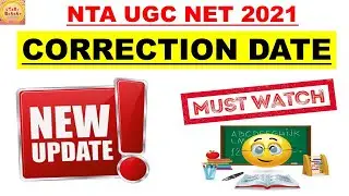 Application Correction Date ugc net 2021