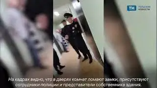 Жильцам общежития при алексинском заводе «Тяжпромарматура» выламывают двери