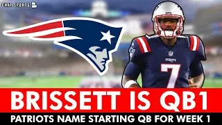 ALERT🚨 Jacoby Brissett STARTING QB For Patriots NFL Week 1 | New England Patriots News