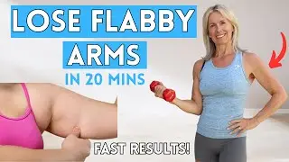 Tone Your Arms In 20 Mins Home Workout + Weights (Dumbbells Needed)