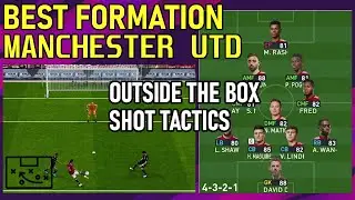 PES2021 Best Formation | Manchester United | LONG RANGE SHOT WITH POGBA, BRUNO AND RASHFORD