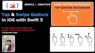 Tap and Swipe Gesture in iOS with Swift 5