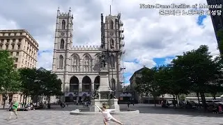 캐나다 노트르담 성당 레이피어 칼춤; rapier fencing at Monument à Paul de Chomedey, sieur de Maisonneuve in Montreal