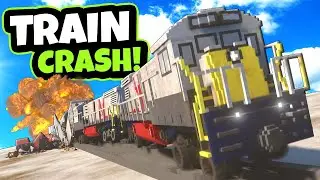 We Crashed a Train with a Lightsaber in Teardown Mods Multiplayer!