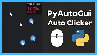 Python Mouse Auto Clicker with PyAutoGui Tutorial 2021