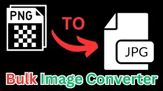 Easy to use FREE BULK image converter online using Photopea, png to jpg converter
