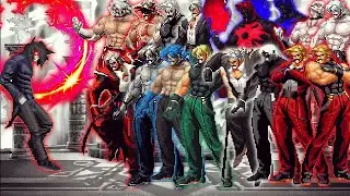 [KOF Mugen] Remus Vs 16 Ultimate Insane Rugal Bosses Team