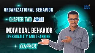 Understanding Individual Behavior in the Workplace: Personality and Learning