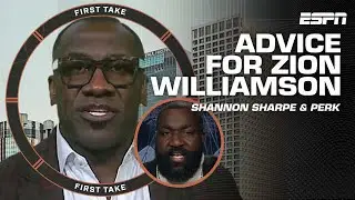 Shannon Sharpe & Kendrick Perkins offer advice to Zion Williamson 👀 | First Take