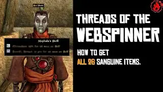 Threads of the Webspinner - Morag Tong Walkthrough (TES III Morrowind)