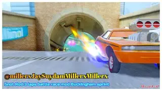 Cars 2 The Video Game | Snot Rod - Battle Race | Buckingham Sprint 3 Laps