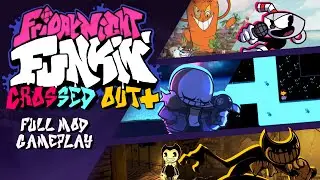 Crossed Out + |FNF Indie Cross Crossed Out Remastered| Full Mod Gameplay