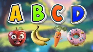 A for Apple | Fun ABC Alphabet Song for Kids | Learn A to Z with Cool 3D Animation