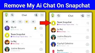 How to Remove My Ai On Snapchat। Hide My Ai On Snapchat। Turn Off Snapchat My Ai Chat Option