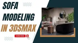 sofa  modeling in 3dsmax