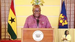 President Akufo Addo After Partial LOCKDOWN