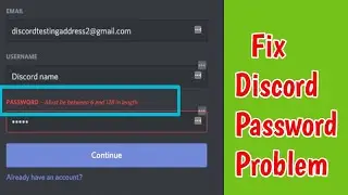 Fix Discord Password is Required Problem | Discord Password Problem | Login Problem Discord app