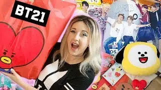 UNBOXING BT21 HAUL ☆ LINE FRIENDS x BT21 Store in LA! Tons of Merch!