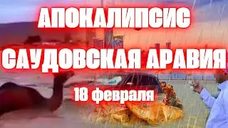 Апокалипсис в Саудовской Аравии! Мощный циклон принес град, ливни и наводнения в страны Ближнего Вос