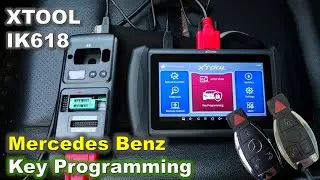 How to Program Keys 2008 - 2014 Mercedes-Benz with XTOOL IK618 / W204 Mercedes-Benz