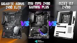 Gigabyte Z490 Aorus Elite vs MSI MPG Z490 Gaming Plus vs NZXT N7 Z490