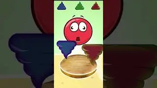 color SHIT red ball EAT ASMR 