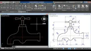 AutocAD 2D Practice Drawing / Exercise 5 / Basic & Advance Tutorial